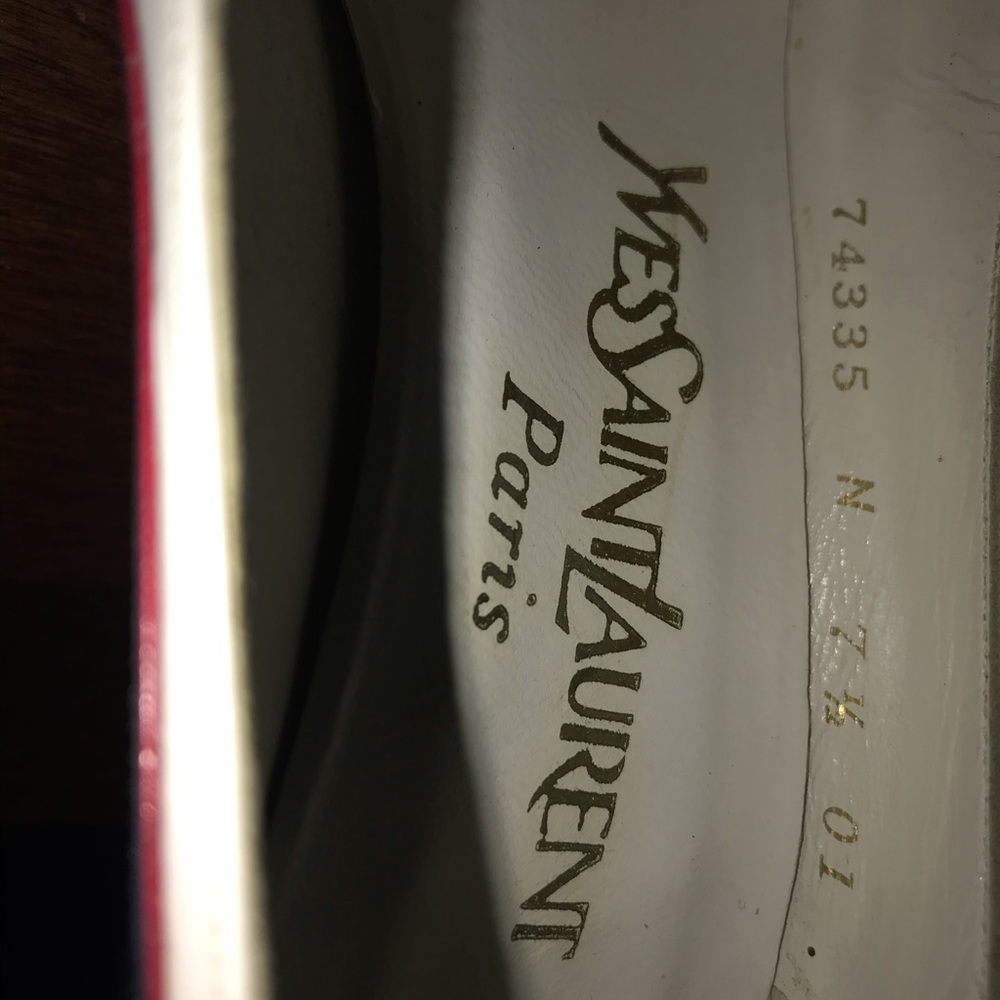 Vintage Authentic YSL Pumps 7-1/2 Narrow - Picture 6 of 10